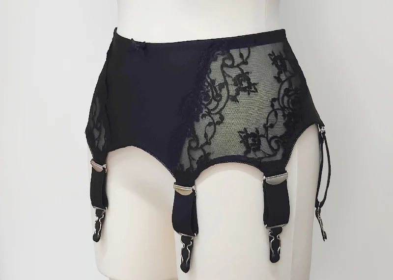 Extra wide straps LILIANE Garter Belt