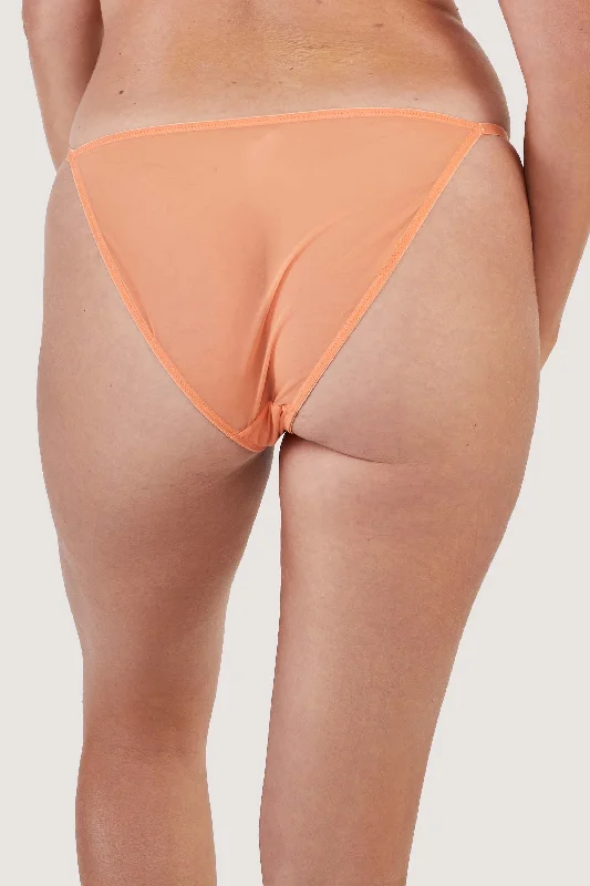 Palm Bay Coral Embroidery Tanga Brief