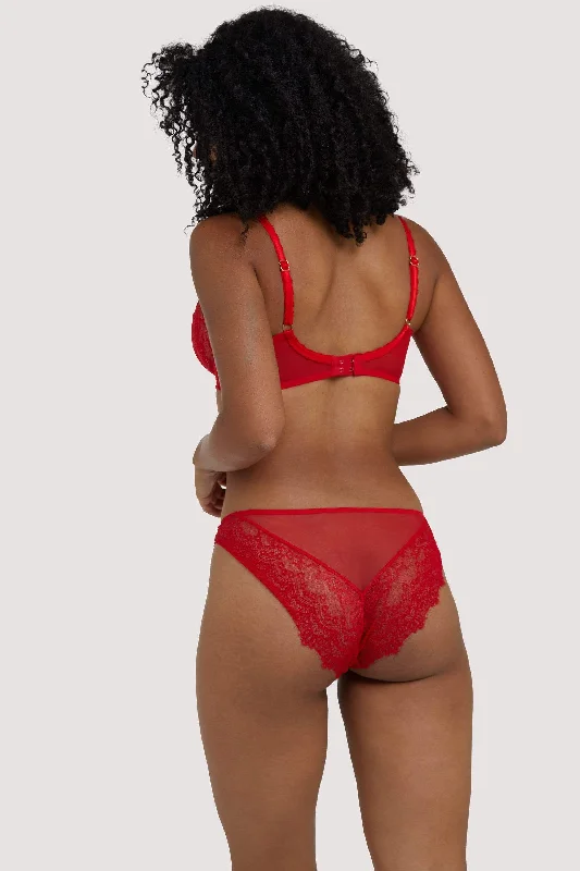 Rosalyn Red Brazilian Brief