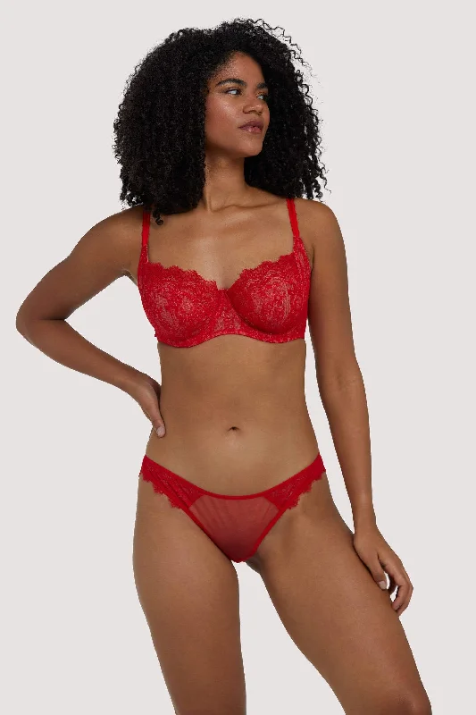 Rosalyn Red Brazilian Brief