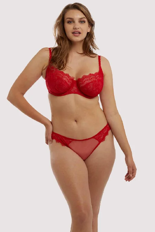 Rosalyn Red Brazilian Brief