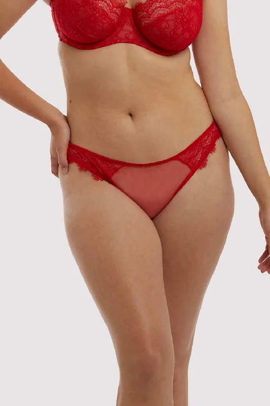 Rosalyn Red Brazilian Brief