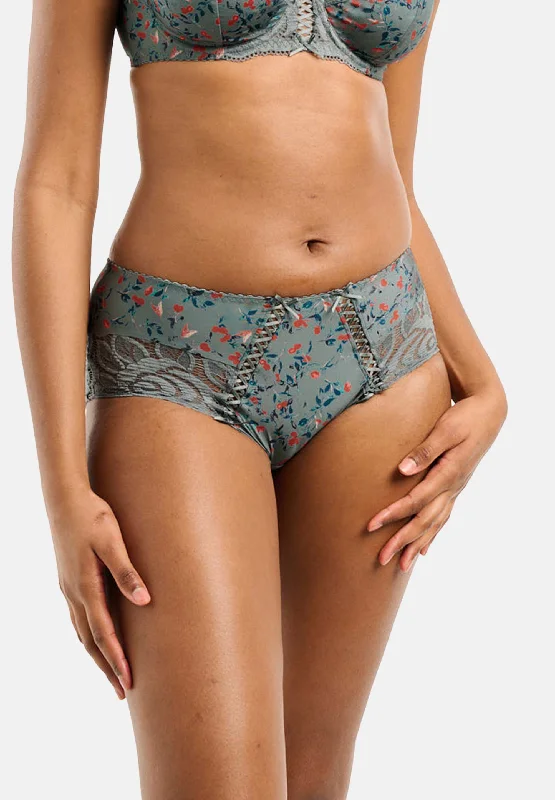 Shorty Amélie Print Imprimé Floral Bleu / Tandori Spice