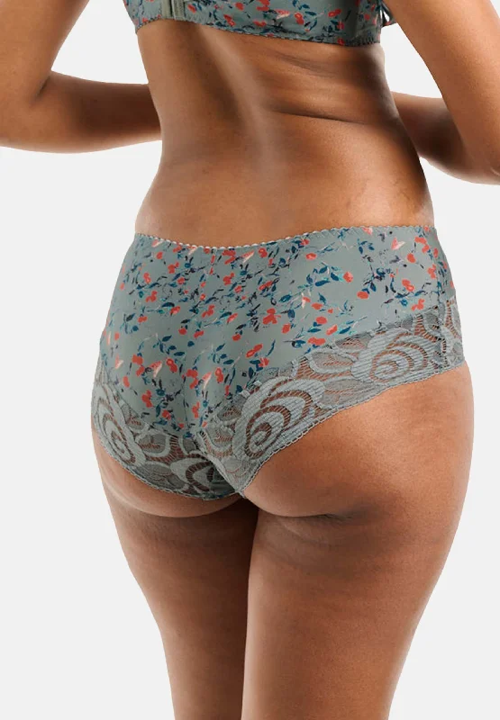 Shorty Amélie Print Imprimé Floral Bleu / Tandori Spice