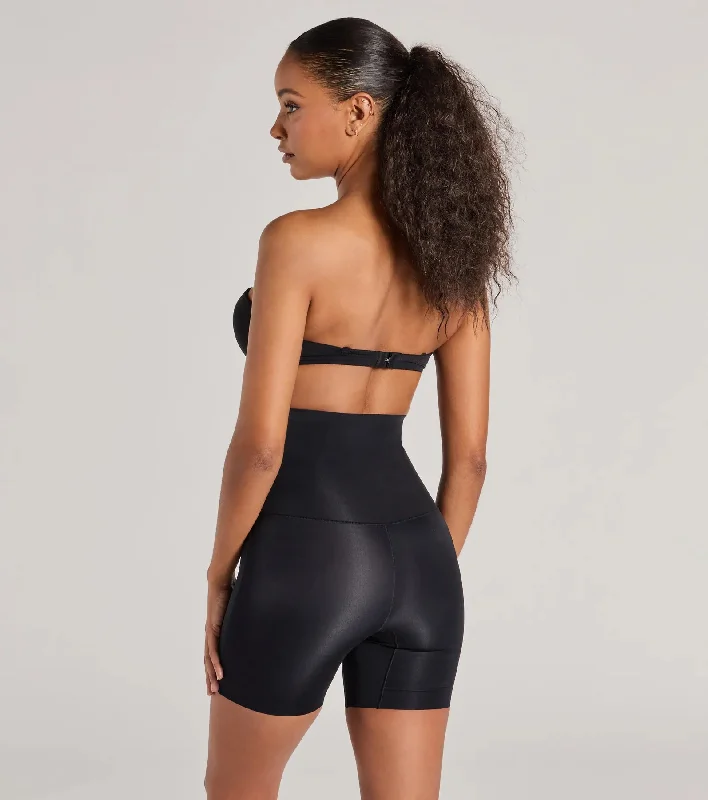 Smooth Look Scuba High Waist Shaper Shorts