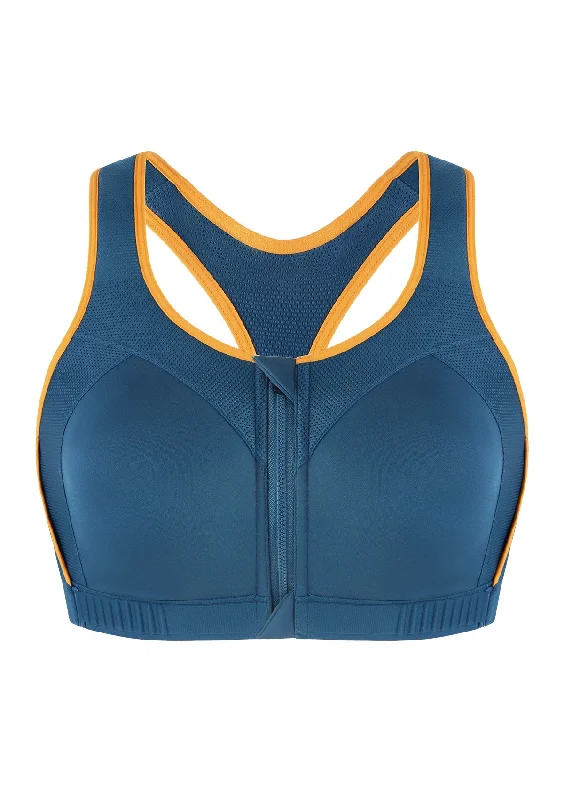 Speed Race High Impact Adjustable Racerback Sports Bra