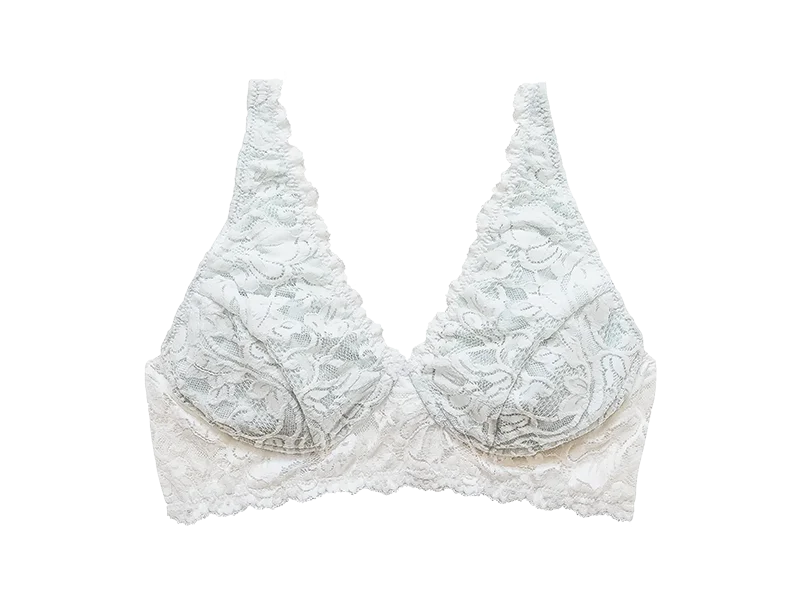 Vela Wireless Bra S, White / Mist