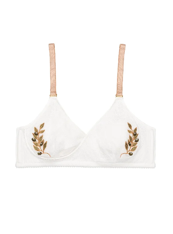 Olympia Bra - White