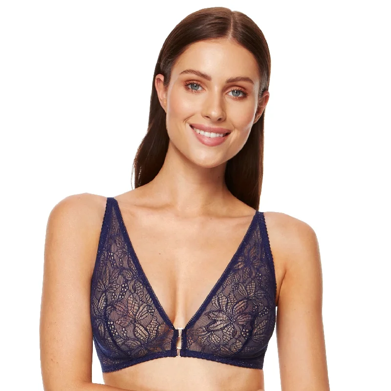 Sheer Lace Front Clasp Bralette Gorteks Tango