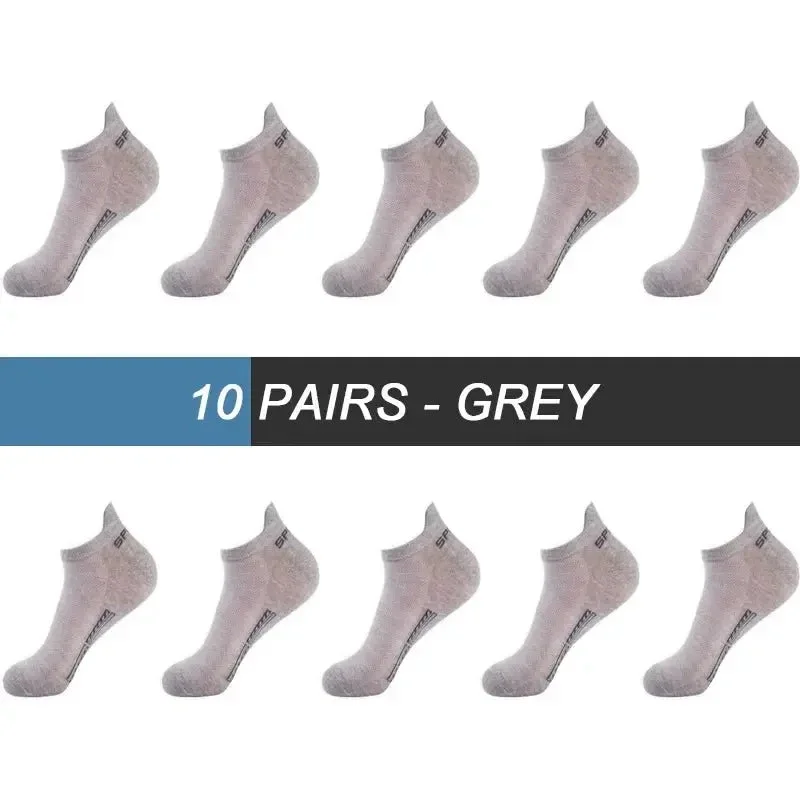 10 Pairs Grey / EU44-48 US10-14