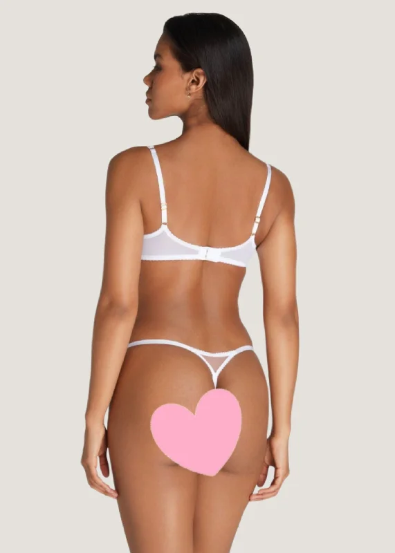 Lorna Thong (White / Pink)