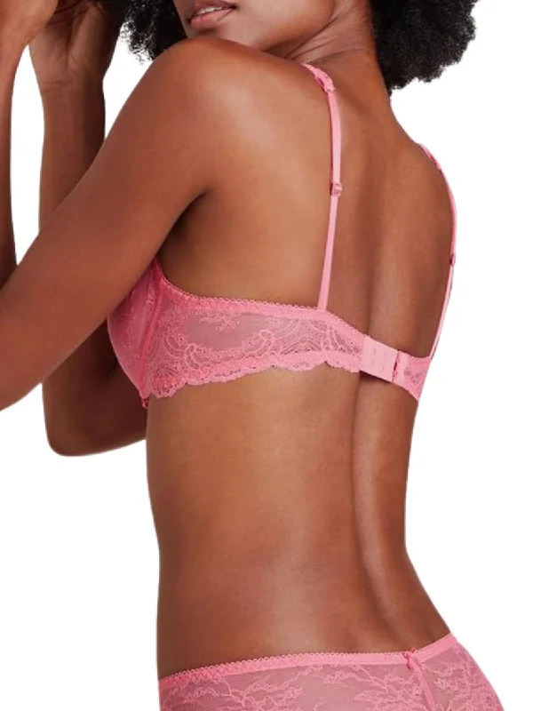 Danse Des Sens Triangle Plunge Bra - Guava