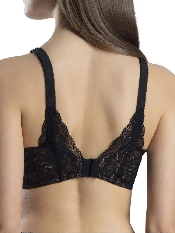 Rosessence Comfort Triangle Plunge Bra - Noir