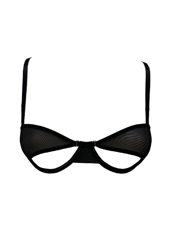 SHEER Multi Underwire Bra (Black)