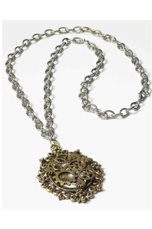 Steampunk Gear Necklace