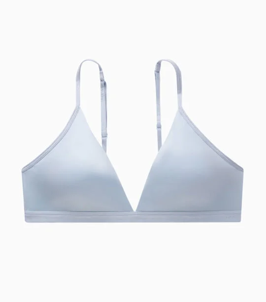 Lightly Lined Triangle Bra Blue