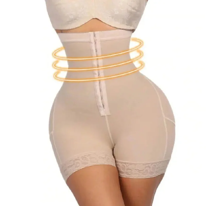 Cassie Tummy, Hips & Bum Shaping Shorts With Hooks