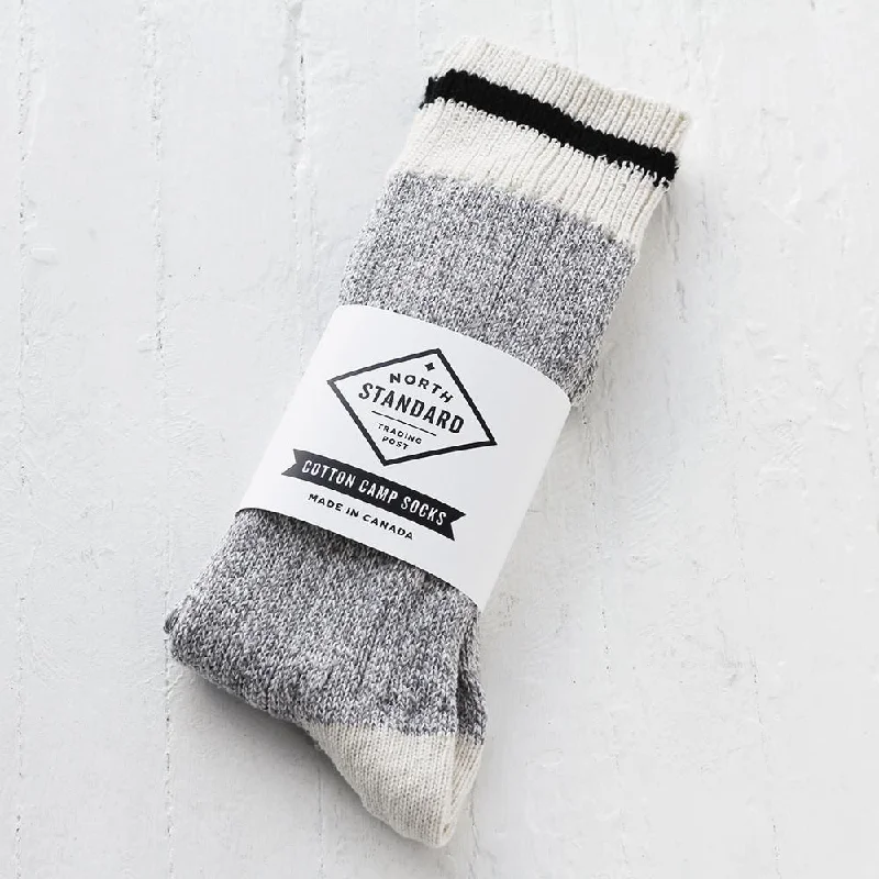 Cotton Camp Socks (Black)