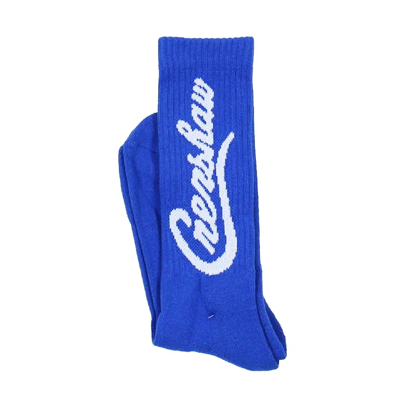 Crenshaw Socks - Royal/White