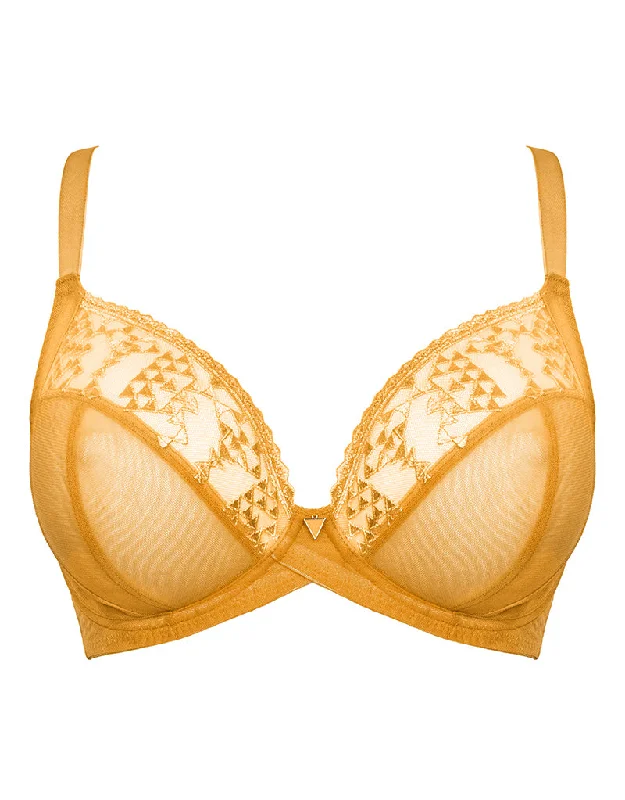 Curvy Kate Centre Stage Full Plunge Side Support Bra Turmeric