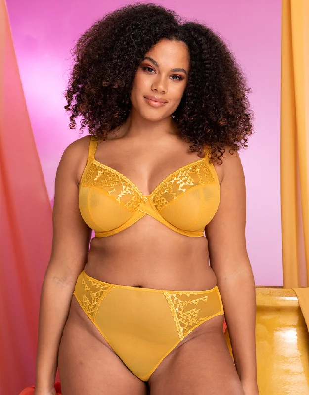 Curvy Kate Centre Stage Full Plunge Side Support Bra Turmeric