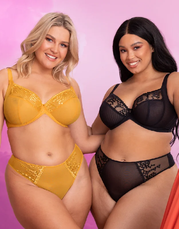 Curvy Kate Centre Stage Full Plunge Side Support Bra Turmeric