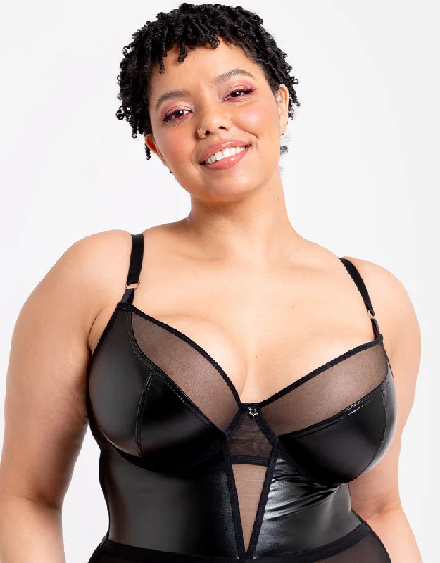 Curvy Kate Lucky Star Plunge Body Black