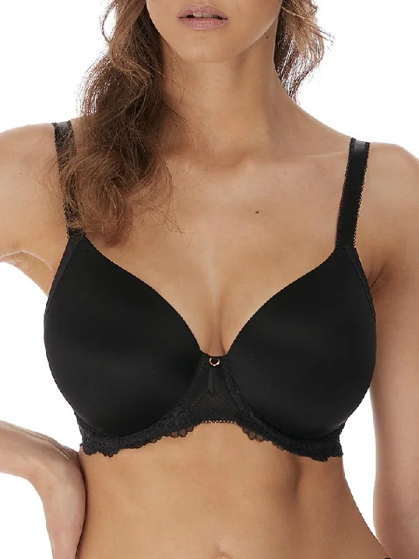 Expression Plunge Moulded Bra - Black