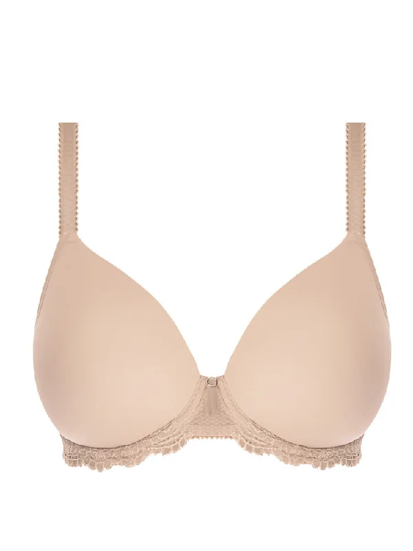 Expression Plunge Moulded Bra - Natural Beige