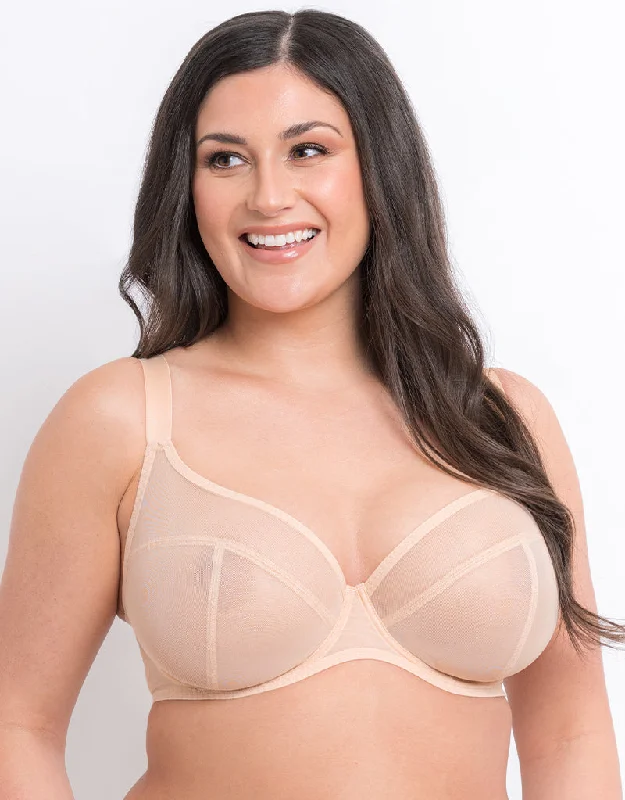 Flirtelle Hayley Plunge Bra Latte