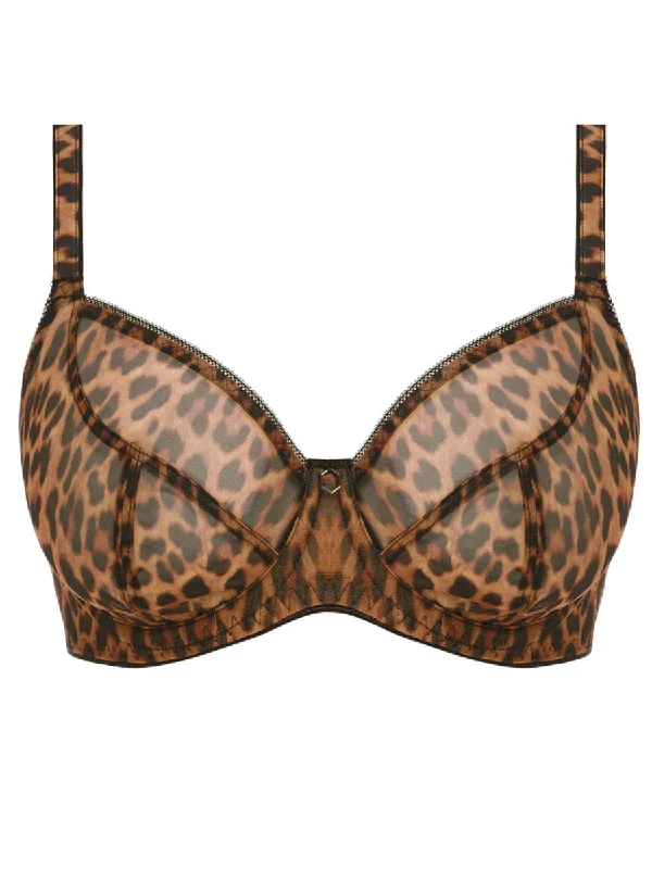 Wild Side Plunge Bra - Leopard