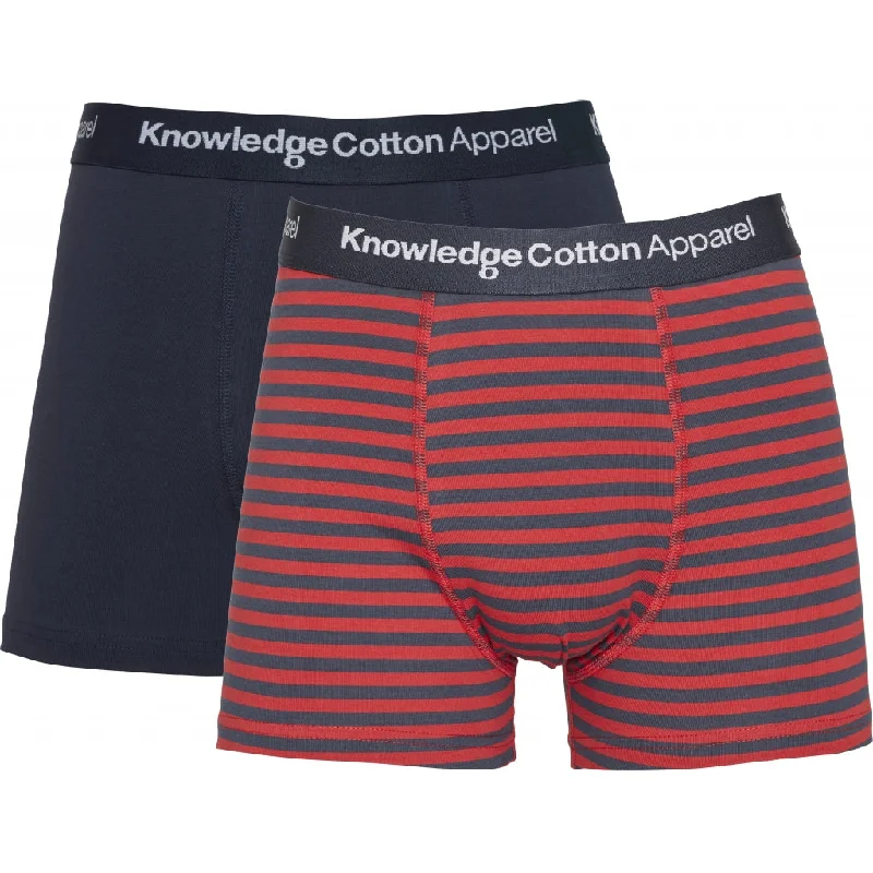 KCA 81081 2-pack Striped Underwear 1017 Pompeain Red