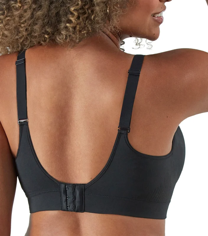 Bali Comfort Revolution Modern Seamless Wirefree Bra Black