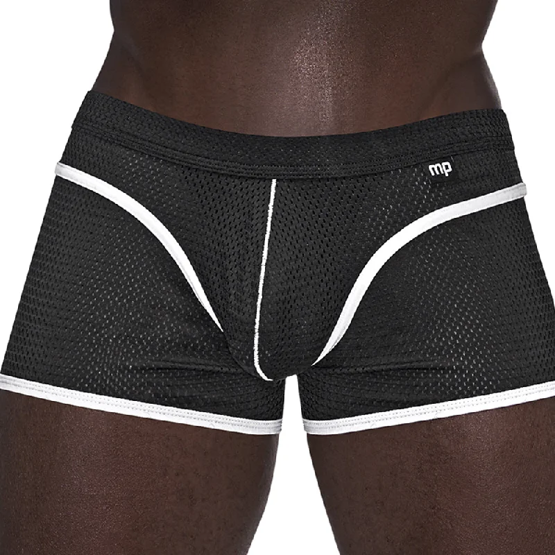 Male Power Sport Mesh Mini Shorts