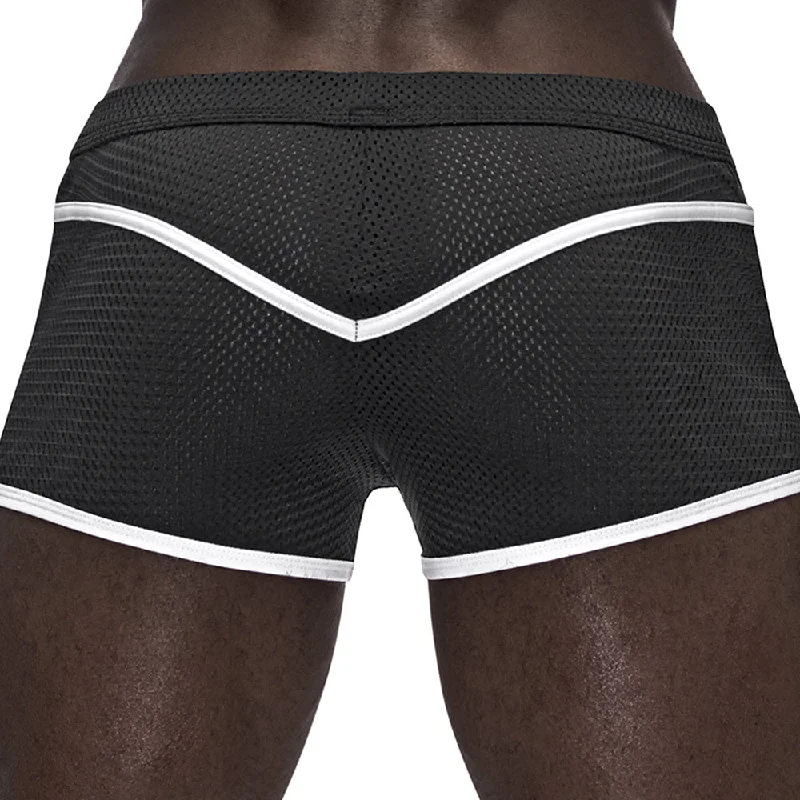 Male Power Sport Mesh Mini Shorts