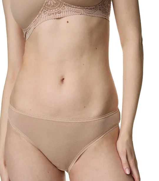 5-pack Cotton Rich Bikini Knickers Beige