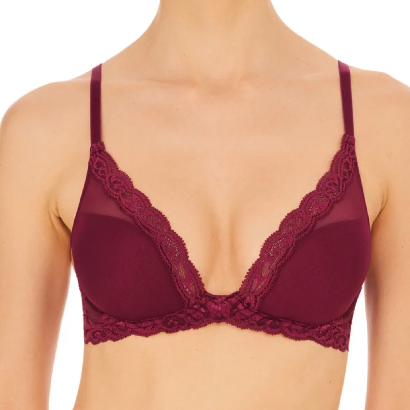 Feathers Contour Plunge Bra 730023 - Crushed Velvet