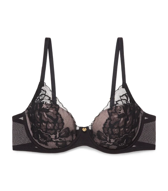 Flora Contour Underwire Bra Black