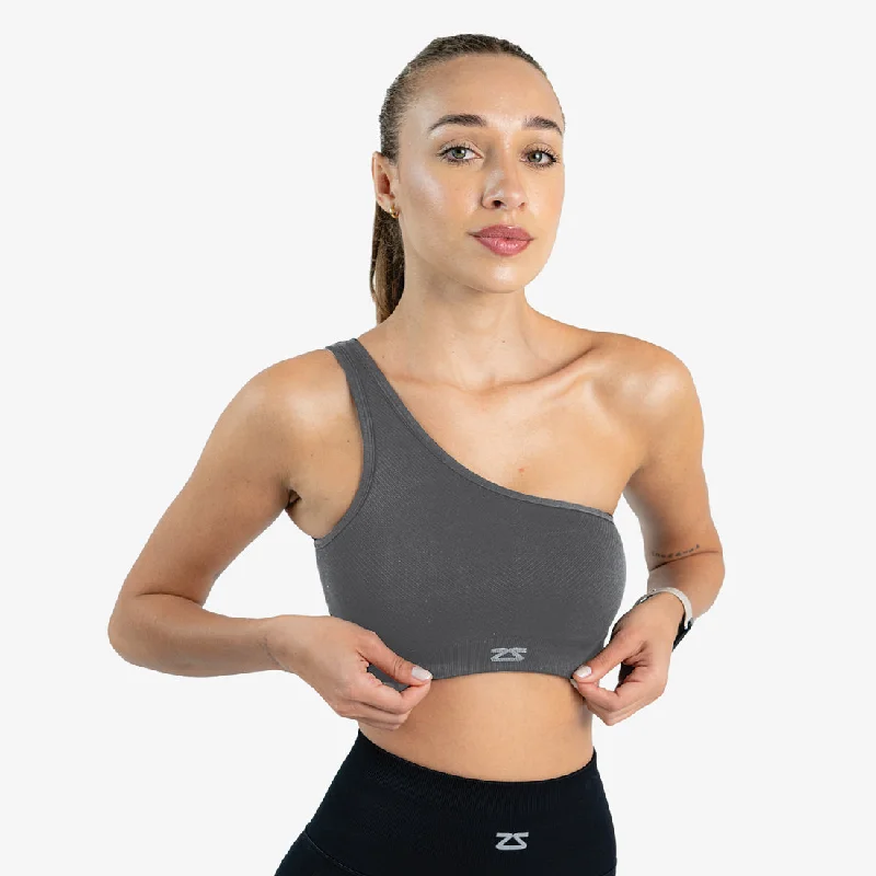 One Shoulder Sports Bra