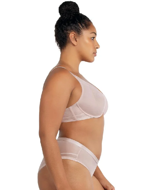 Parfait Maya Unlined Plunge Bra Shadow Grey