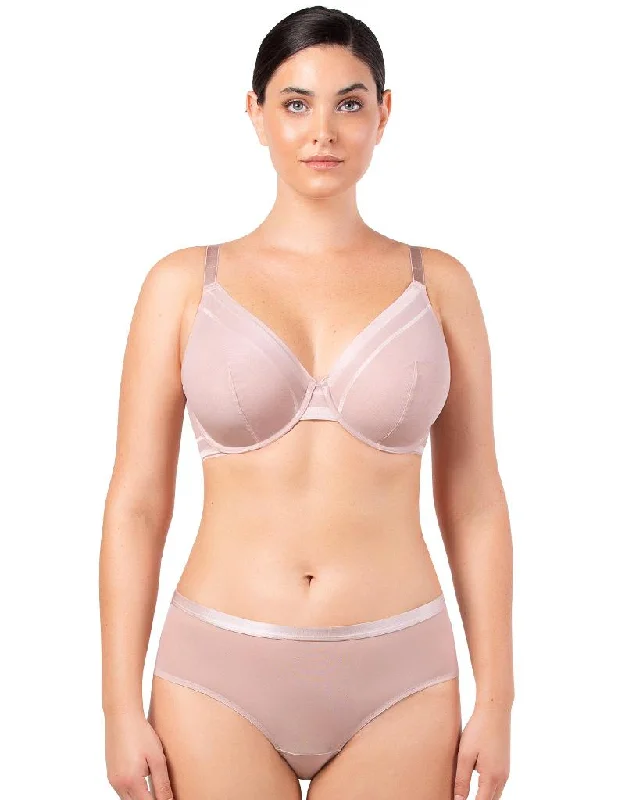 Parfait Maya Unlined Plunge Bra Shadow Grey