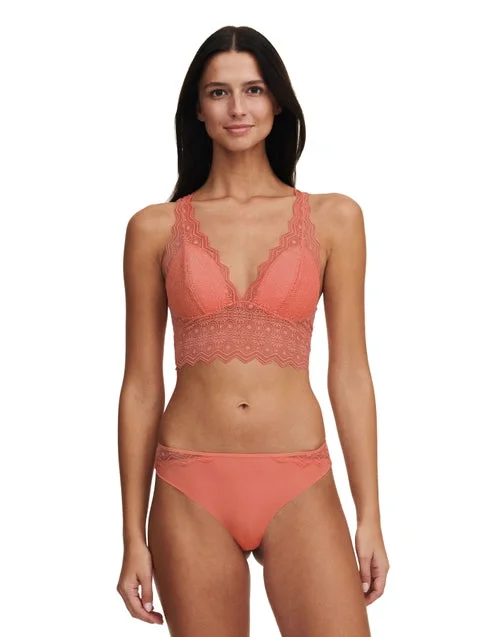 Passionata -  Georgia Graphic  Lace  Bralette  | Peach Sorbet