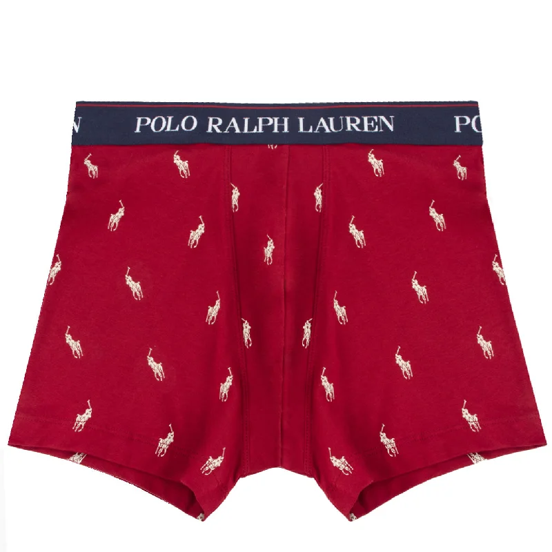 Polo Ralph Lauren Classic Trunk 3-Pack Navy / Red / Oat Heather