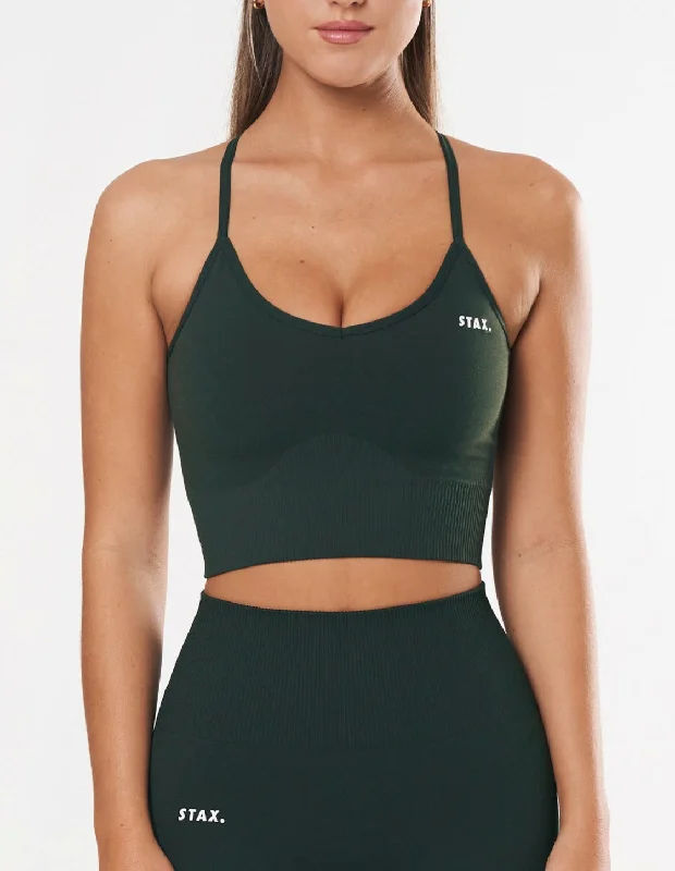 Premium Seamless Strappy Crop - Porsche