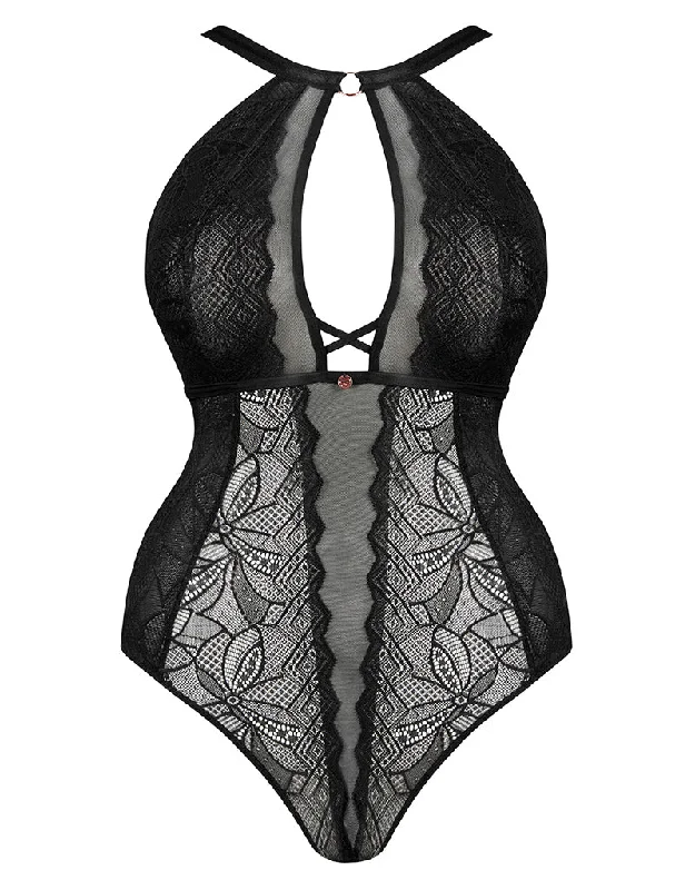 Scantilly Opulence Multiway Stretch Lace Body Black