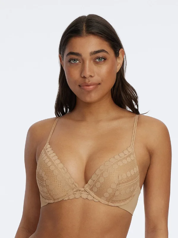 Seduced Geo Dot Push-Up Bra