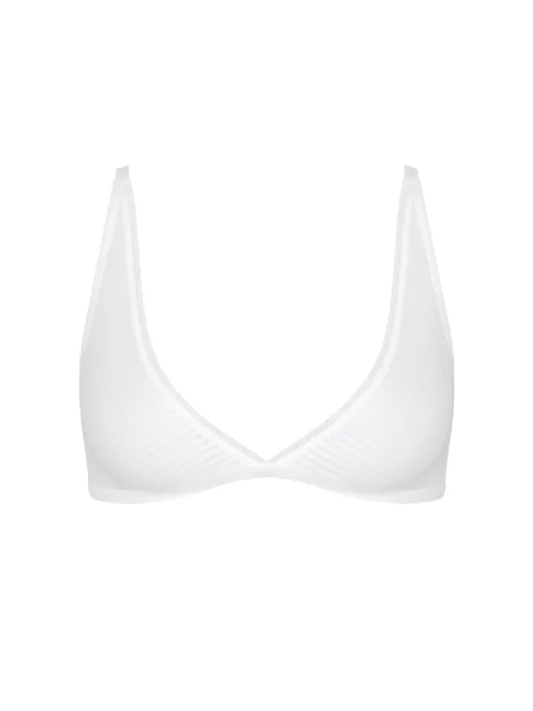 Ever Fresh Plus Wireless Bralette - White