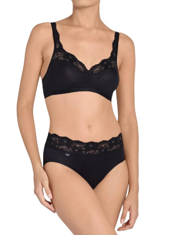 Romance Soft Cup Bralette - Black