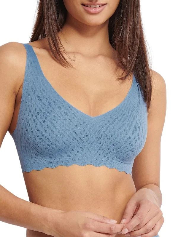 ZERO Feel Bliss Soft Bra - Azura Blue