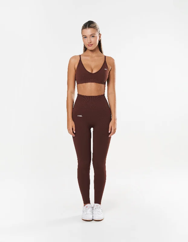 Premium Seamless Bralette - Umber